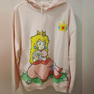 Hybrid Apparel Super Mario Black and White Tee